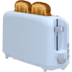 2-Slice Toaster with 10" Extra Long Slot, 6 Browning Levels, Removable Crumb Tray, Defrost, Reheat & Cancel Functions, Auto Shut-Off Safety,Blue