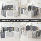 14-Panel Portable Plastic Playpen,Safe Activity Fence for Toddlers,Gray